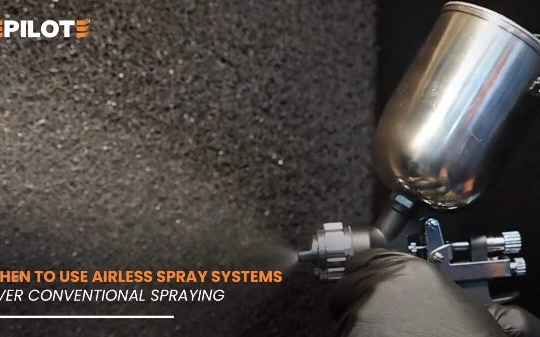 When to Use Airless Spray Systems Over Conventional Spraying